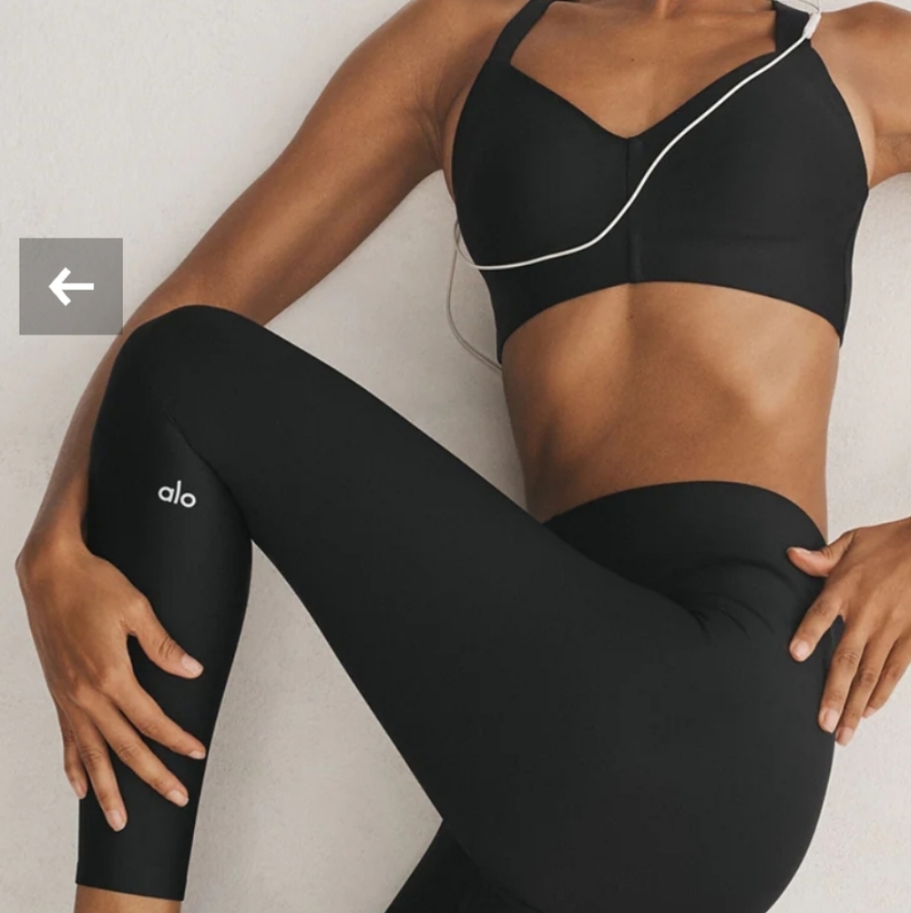 ALO Air Lift High Waist Leggings Black Size Medium